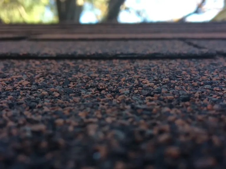 Asphalt shingle roof on a residential home