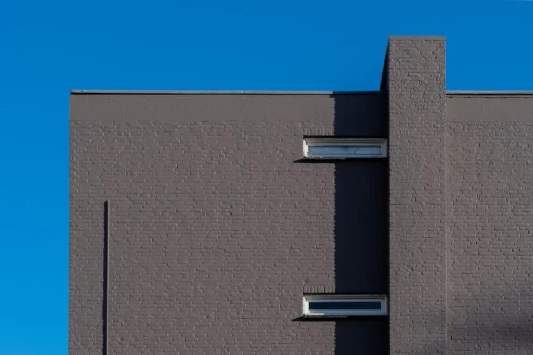 flat roof modern building