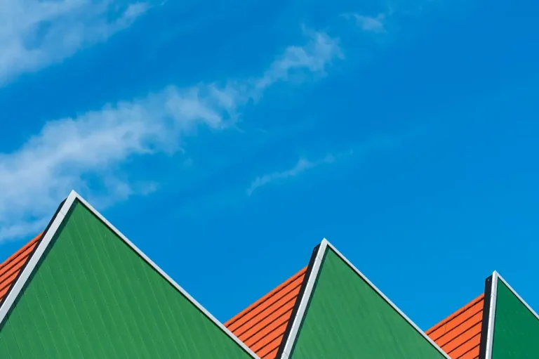 roof ridge line peak